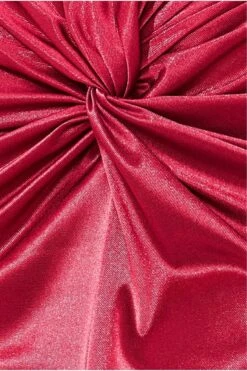 Goddiva Satin Knotted Midi Skirt - Wine -Liquorish || Yumi Shop 0KUZrLIM 14562