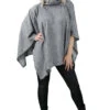 Signage Relaxed Fit Brushed Grey Poncho -Liquorish || Yumi Shop 3clWLYTI 13764