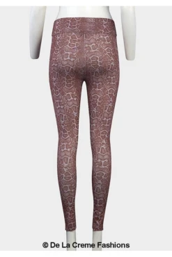 De La Creme Fashions Ladies Animal Print Leggings -Liquorish || Yumi Shop 6HG7VJNj 9571