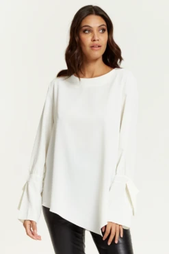 Hoxton Gal Relaxed Fit Cuff Detailed Blouse With Long Sleeve -Liquorish || Yumi Shop 9cD0zi3N 14182