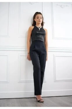 Yan Neo London Desma Classic Waisted Trousers 11 Yan Neo London Desma Classic Waisted Trousers -Liquorish || Yumi Shop BgsgRYSa 13045