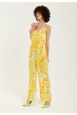 Liquorish Yellow And Orange Floral Print V-neck Jumpsuit 11 Liquorish Yellow And Orange Floral Print V-neck Jumpsuit -Liquorish || Yumi Shop BvsYIaWC 15653