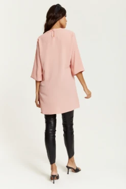 Hoxton Gal Oversized Detailed Neckline Tunic -Liquorish || Yumi Shop Em7XJsIy 14923