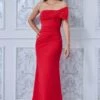 Goddiva Bow Detail Bandeau Maxi - Red