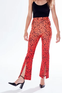 Liquorish Leopard Print Ombre Suit Trousers -Liquorish || Yumi Shop IB42ZaMI 13823