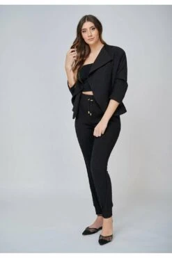 Yan Neo London The Thalia Black Jersey Jacquard Luxe Jogger 13 Yan Neo London The Thalia Black Jersey Jacquard Luxe Jogger -Liquorish || Yumi Shop KBmyR0ux 6226