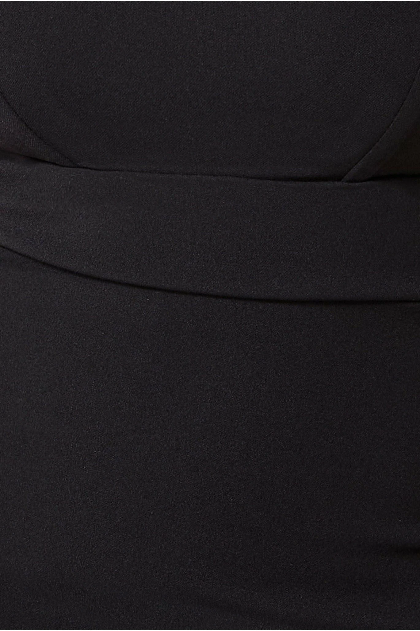 Goddiva Bandeau Scuba Jumpsuit - Black 6 Goddiva Bandeau Scuba Jumpsuit - Black - Image 4