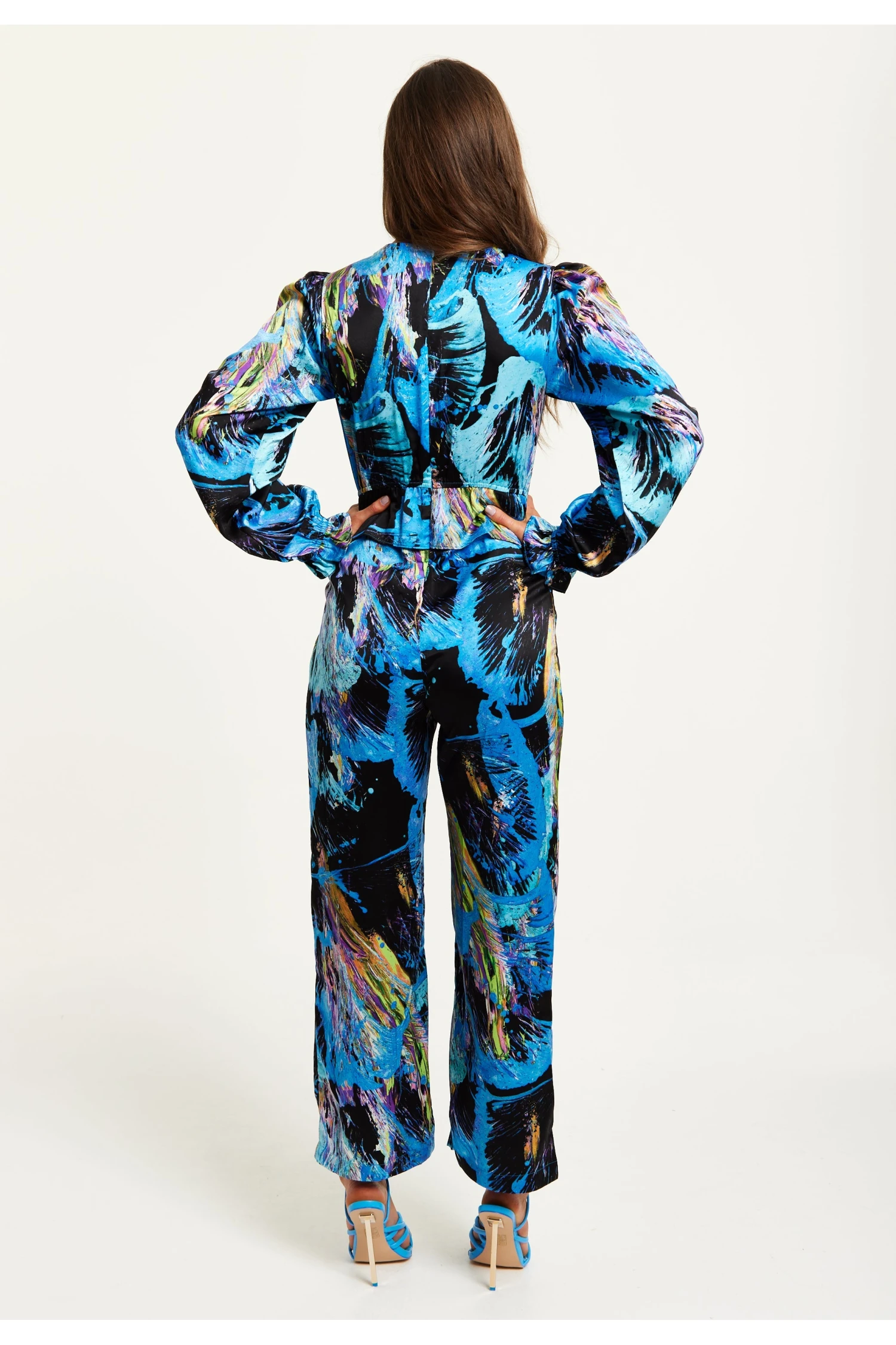 Liquorish Multicolour Abstract Print Jumpsuit 8 Liquorish Multicolour Abstract Print Jumpsuit - Image 6