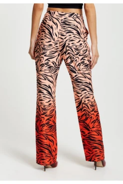 Liquorish Zebra Print Suit Trousers With Slit Detail -Liquorish || Yumi Shop QZkMxFeG 13007