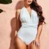 Goddiva Multiway Swimsuit - White -Liquorish || Yumi Shop Tajwm5lH 10882