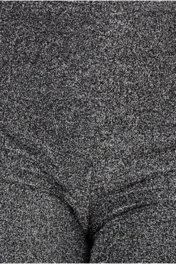 Goddiva Wide Leg Lurex Trouser - Silver -Liquorish || Yumi Shop UaQwexYf 12373