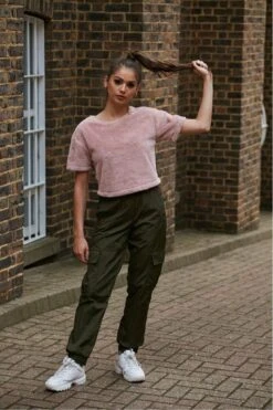 Double Second Khaki Cargo Trousers -Liquorish || Yumi Shop XtX2YBEU 11876