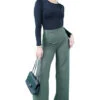 Signage Wide Leg Trousers With Dip Ponnie Waist -Liquorish || Yumi Shop YHw7IjNM 13746