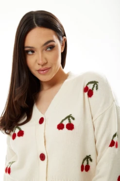 Liquorish Cherry Pattern Cardigan -Liquorish || Yumi Shop YL7n1p5i 13873