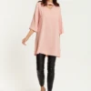 Hoxton Gal Oversized Detailed Neckline Tunic -Liquorish || Yumi Shop YZdoUhRD 14923