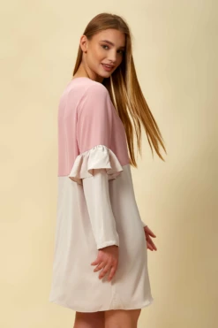 Hoxton Gal Colour Block Top With Frill Sleeve White Blossom 14 Hoxton Gal Colour Block Top With Frill Sleeve White Blossom -Liquorish || Yumi Shop Zvahmdd5 9269