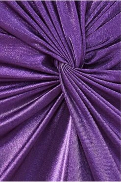 Goddiva Satin Knotted Midi Skirt - Purple -Liquorish || Yumi Shop agc1ai1r 14564