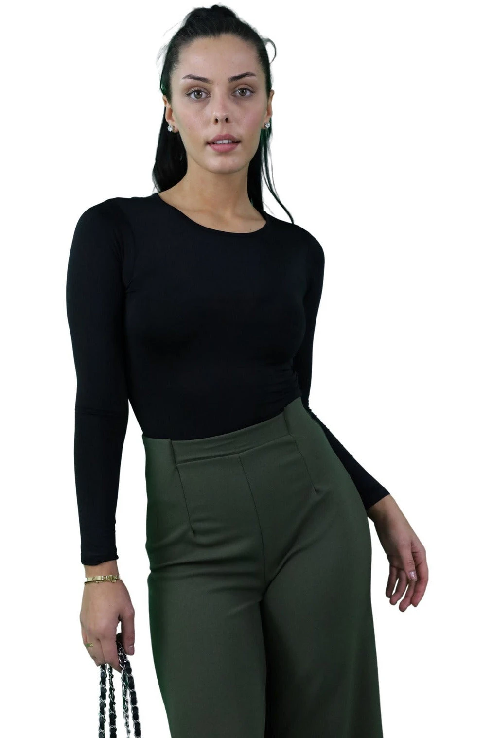 Signage Wide Leg Trousers With Dip Ponnie Waist 5 Signage Wide Leg Trousers With Dip Ponnie Waist - Image 3