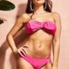 Goddiva Bow Detail Bikini - Cerise 1 Goddiva Bow Detail Bikini - Cerise -Liquorish || Yumi Shop caFqfAdp 10869