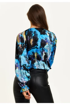 Liquorish Multicolour Abstract Print Top -Liquorish || Yumi Shop co07pHfI 14965