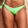 Goddiva Self-tie Brazilian Bikini Bottoms - Green -Liquorish || Yumi Shop dDWovcNe 11042