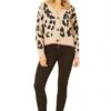 Yumi Beige Oversize Animal Print Intarsia Knitted Cardigan -Liquorish || Yumi Shop eyUQca10 14848