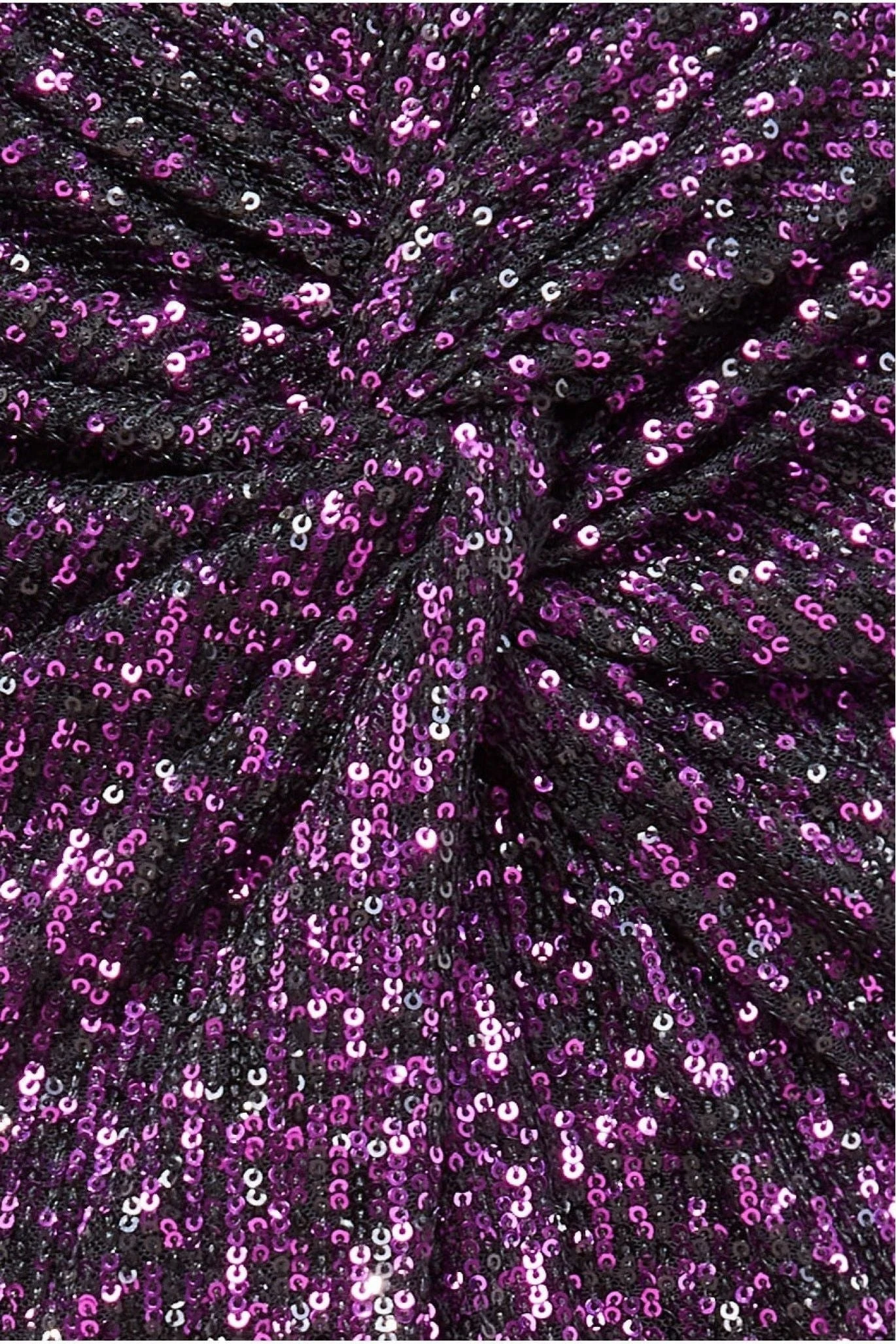 Goddiva Knot Front Sequin Midi Skirt - Purple 7 Goddiva Knot Front Sequin Midi Skirt - Purple - Image 5