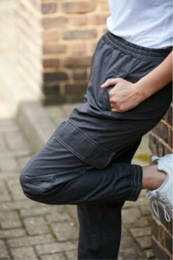 Double Second Khaki Grey Washed Cargo Trouser -Liquorish || Yumi Shop fNVkIHSH 11878