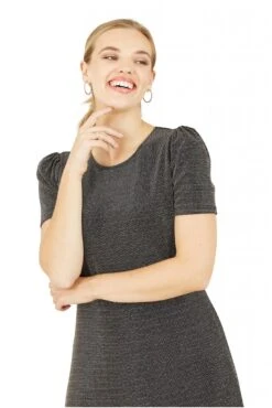 Mela London Metallic Stretch Tunic -Liquorish || Yumi Shop fRMwC8ly 13930