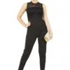 Mela London Black Lace Stretch Fitted Jumpsuit -Liquorish || Yumi Shop fwHjmtOY 13937