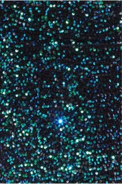 Goddiva Multi Sequin Velvet Midi Skirt - Emerald -Liquorish || Yumi Shop gaLty5EV 13159