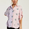 Liquorish Pink And Lilac Floral Print Shirt -Liquorish || Yumi Shop jzO4D5Sx 15638