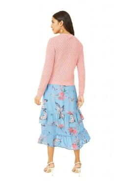 Yumi Blush Pointelle Stitch Cardigan -Liquorish || Yumi Shop m3jHMLVl 14845
