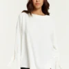 Hoxton Gal Relaxed Fit Cuff Detailed Blouse With Long Sleeve -Liquorish || Yumi Shop mXvhmf2H 14182
