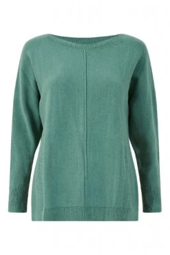 Yumi Green Relaxed Knitted Jumper -Liquorish || Yumi Shop mf2T1I3G 14450