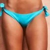 Goddiva Self-tie Brazilian Bikini Bottoms - Turquoise -Liquorish || Yumi Shop mptwCgZB 11044
