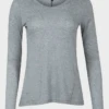 De La Creme Fashions Grey Long Sleeve Top