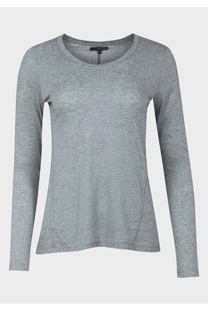 De La Creme Fashions Grey Long Sleeve Top 3 De La Creme Fashions Grey Long Sleeve Top