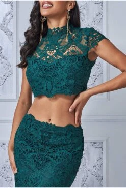 Goddiva Crochet Lace Set - Emerald 9 Goddiva Crochet Lace Set - Emerald -Liquorish || Yumi Shop qCAdxtaS 15429