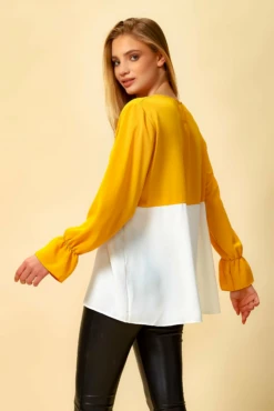 Hoxton Gal Long Sleeve Relaxed Fit Block Top With Necklace 13 Hoxton Gal Long Sleeve Relaxed Fit Block Top With Necklace -Liquorish || Yumi Shop rWHcJZDi 12093