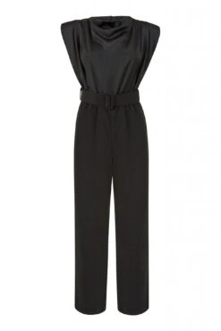 Mela London Black Cowl Neck Stretch Jumpsuit -Liquorish || Yumi Shop rmPDppYD 13938