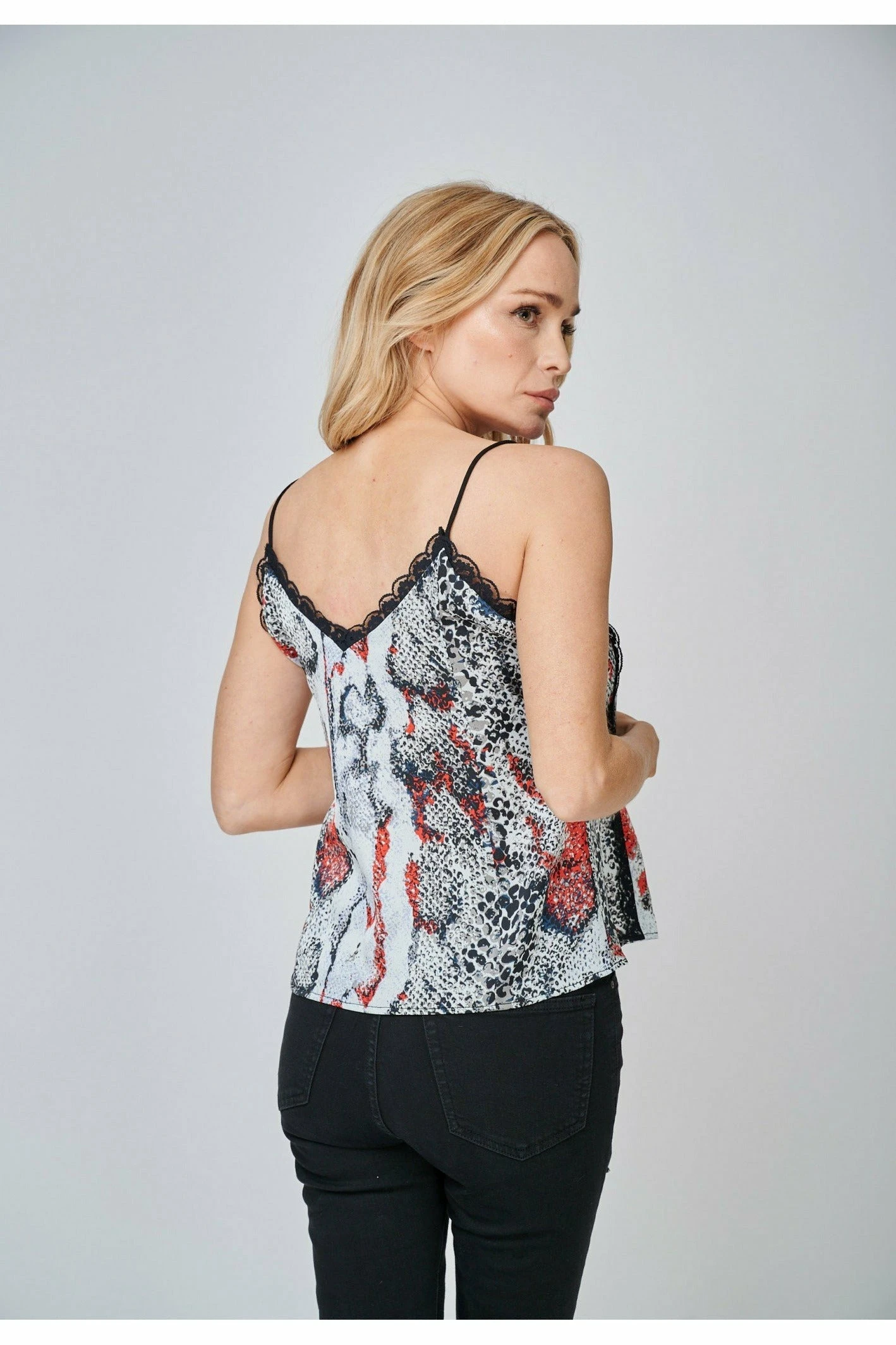 Yan Neo London The Lea Reversible Snake Print Cami Top 5 Yan Neo London The Lea Reversible Snake Print Cami Top - Image 3
