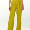 Liquorish Tie Waist Wide Leg Trousers In Pistachio -Liquorish || Yumi Shop vHRzTnou 8005