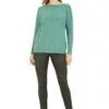 Yumi Green Relaxed Knitted Jumper -Liquorish || Yumi Shop w8TmtWrc 14450