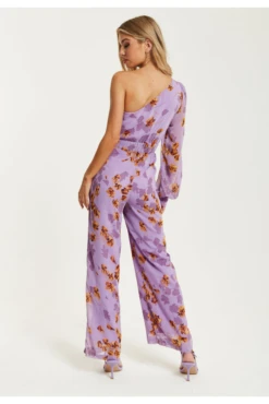 Liquorish Purple Floral Asymmetrical Jumpsuit 12 Liquorish Purple Floral Asymmetrical Jumpsuit -Liquorish || Yumi Shop yiLAtnok 15659