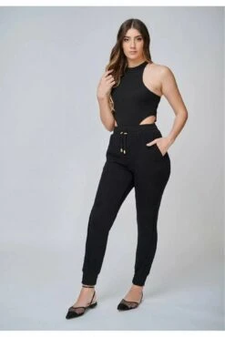 Yan Neo London The Thalia Jersey Jacquard Luxe Jogger -Liquorish || Yumi Shop zFATxx1H 13050