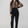 Yan Neo London Desma Classic Waisted Trousers -Liquorish || Yumi Shop zWWsw5WO 13045
