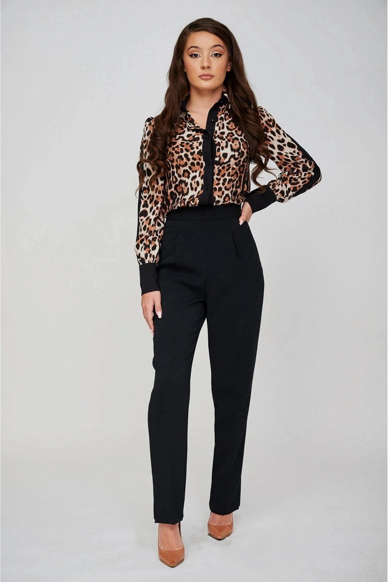Yan Neo London Desma Classic Waisted Trousers 3 Yan Neo London Desma Classic Waisted Trousers