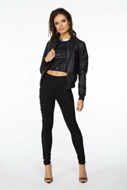 Yan Neo London Charlie Body Shaping Black Trouser Leggings